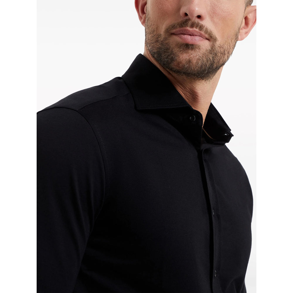 Brunello Cucinelli Black Shirts Men BRUNELLO CUCINELLI