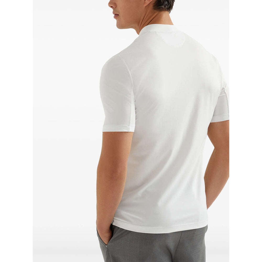 Brunello Cucinelli White T-Shirts & Vests - T-Shirts Men BRUNELLO CUCINELLI