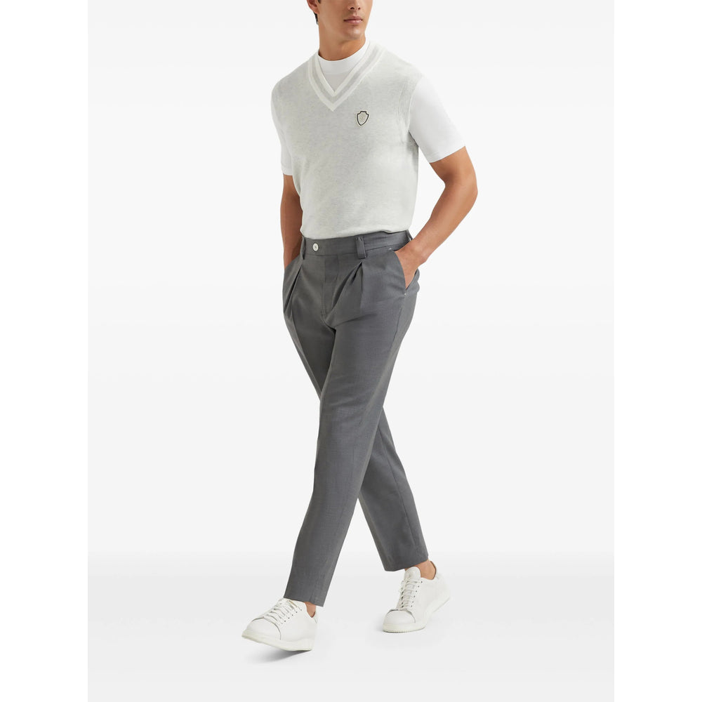 Brunello Cucinelli White T-Shirts & Vests - T-Shirts Men BRUNELLO CUCINELLI