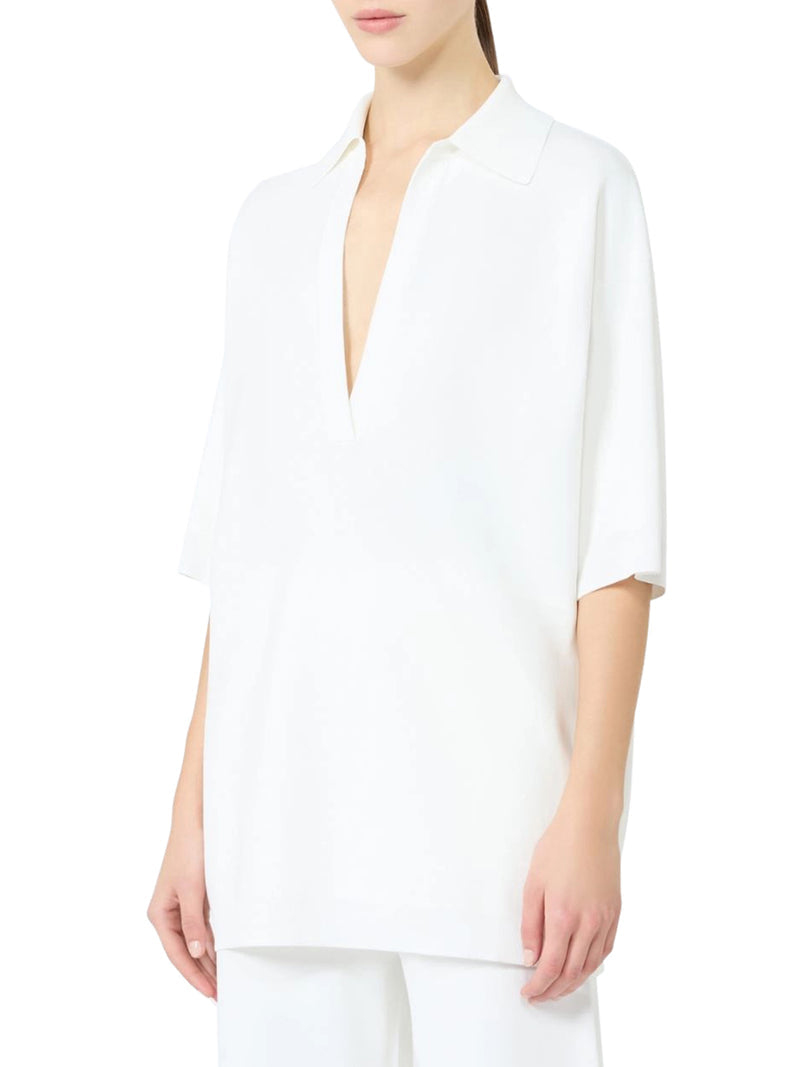 Max Mara Women Long Viscose Crepe Sweater MAX MARA