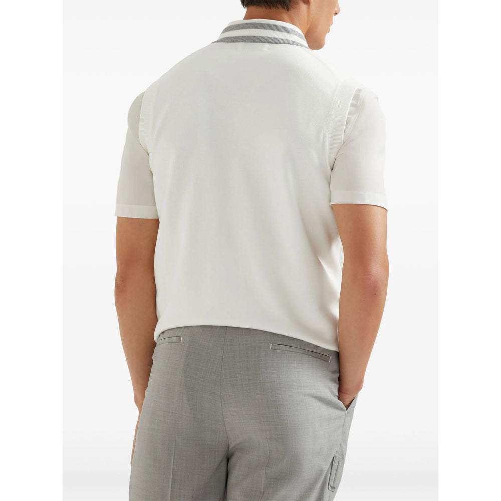 Brunello Cucinelli White T-Shirts & Vests - Vests & Tanks Men BRUNELLO CUCINELLI