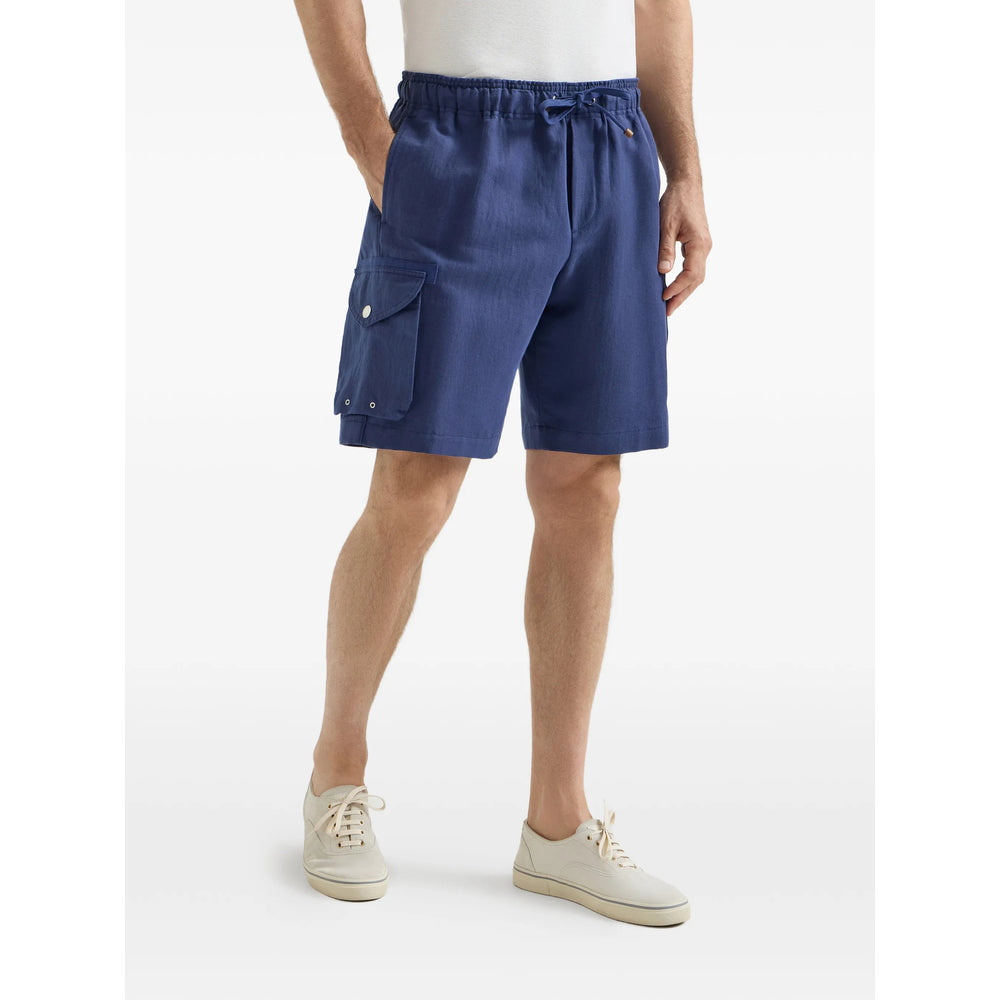 Brunello Cucinelli Blue Shorts - Cargo Shorts Men BRUNELLO CUCINELLI