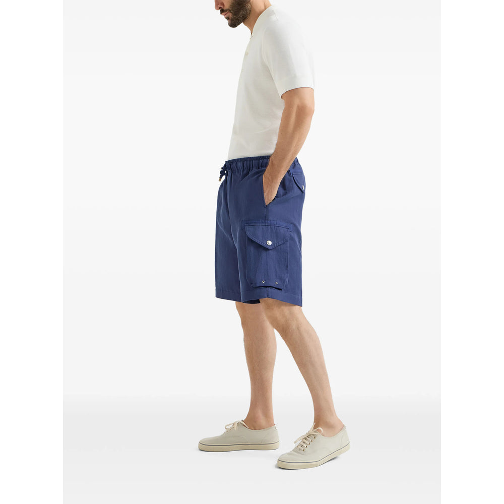 Brunello Cucinelli Blue Shorts - Cargo Shorts Men BRUNELLO CUCINELLI