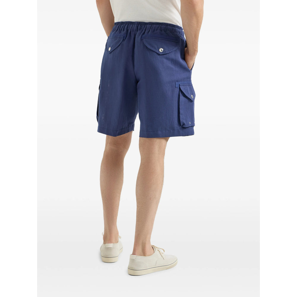 Brunello Cucinelli Blue Shorts - Cargo Shorts Men BRUNELLO CUCINELLI