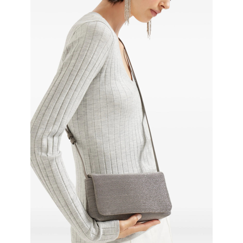 Brunello Cucinelli Neutrals Satchels & Cross Body Bags Women BRUNELLO CUCINELLI
