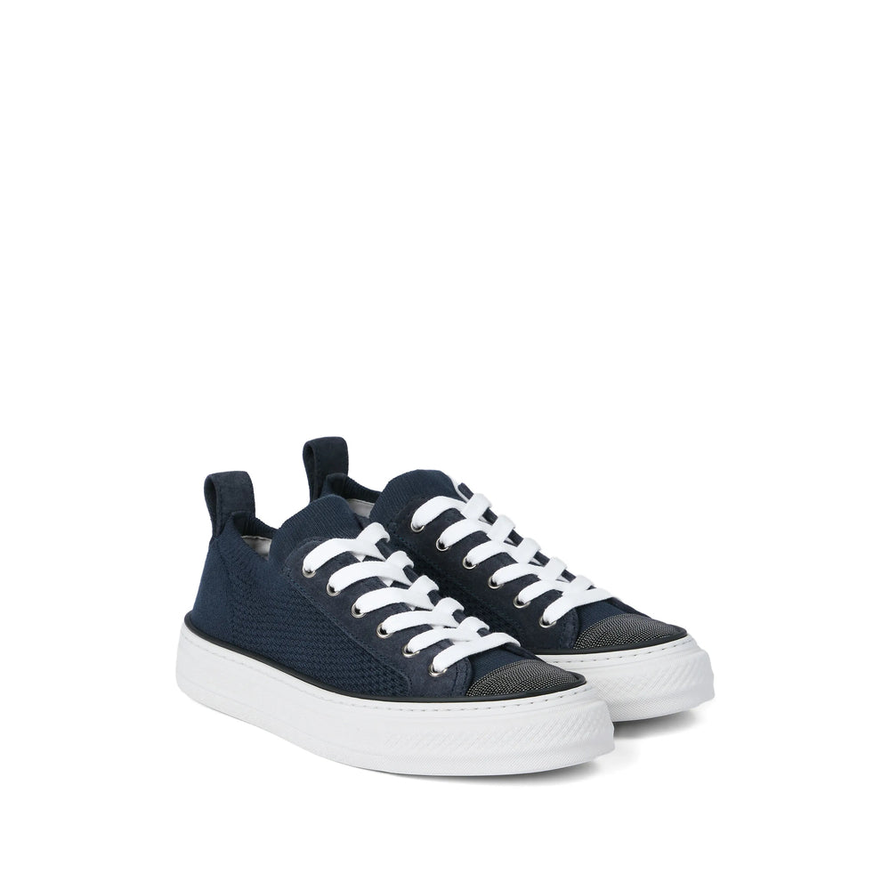 Brunello Cucinelli Blue Trainers Women BRUNELLO CUCINELLI