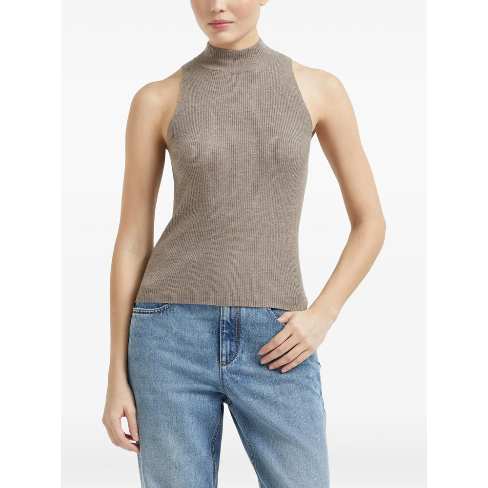 Brunello Cucinelli Brown Knitwear - Knitted Tops Women BRUNELLO CUCINELLI