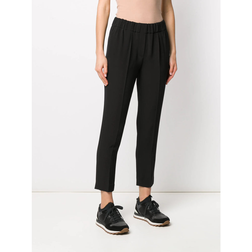 Brunello Cucinelli Black Trousers - Tailored Trousers Women BRUNELLO CUCINELLI