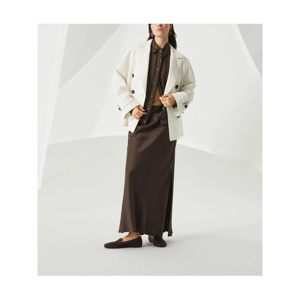 Brunello Cucinelli Brown Skirts - High-Waisted Skirts Women BRUNELLO CUCINELLI