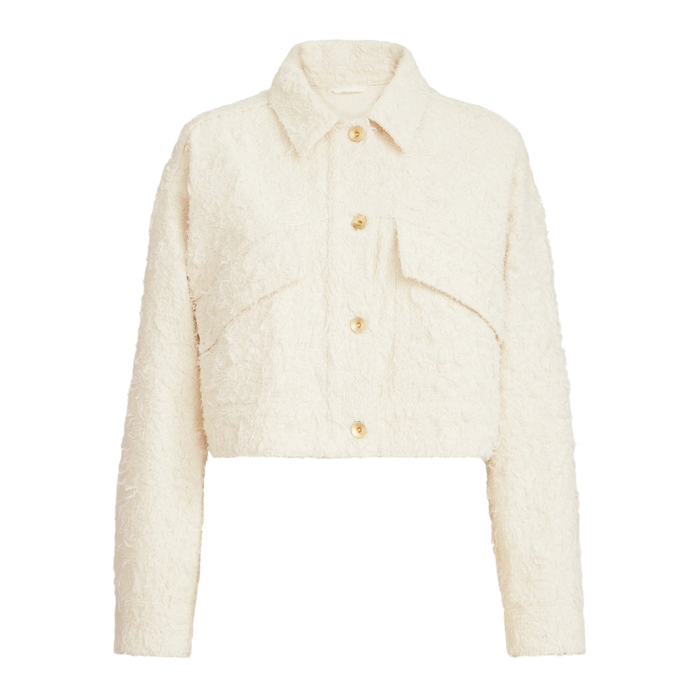 Brunello Cucinelli Neutrals Jackets - Denim Jackets Women BRUNELLO CUCINELLI