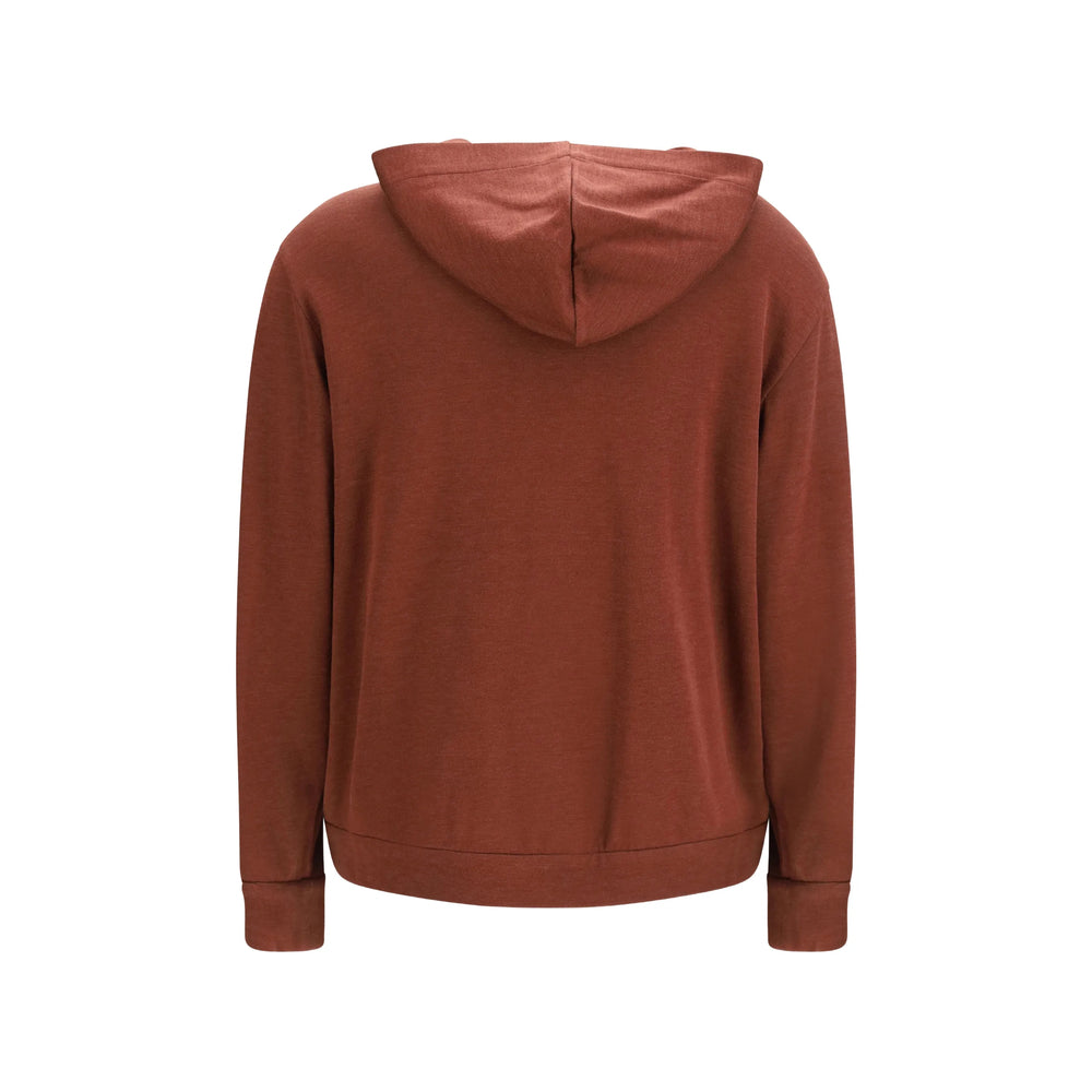 Brunello Cucinelli Brown Tops - Hoodies Women BRUNELLO CUCINELLI