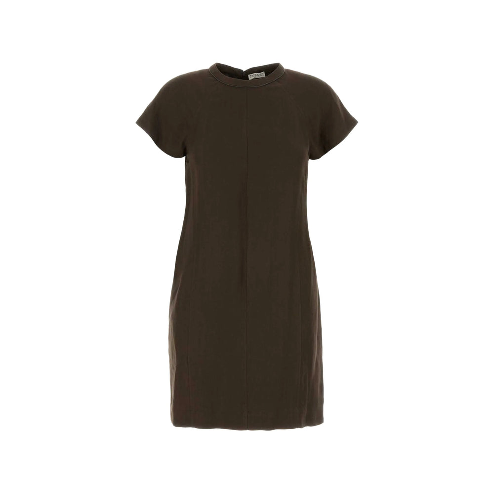 Brunello Cucinelli Brown Dresses - Day Dresses Women BRUNELLO CUCINELLI