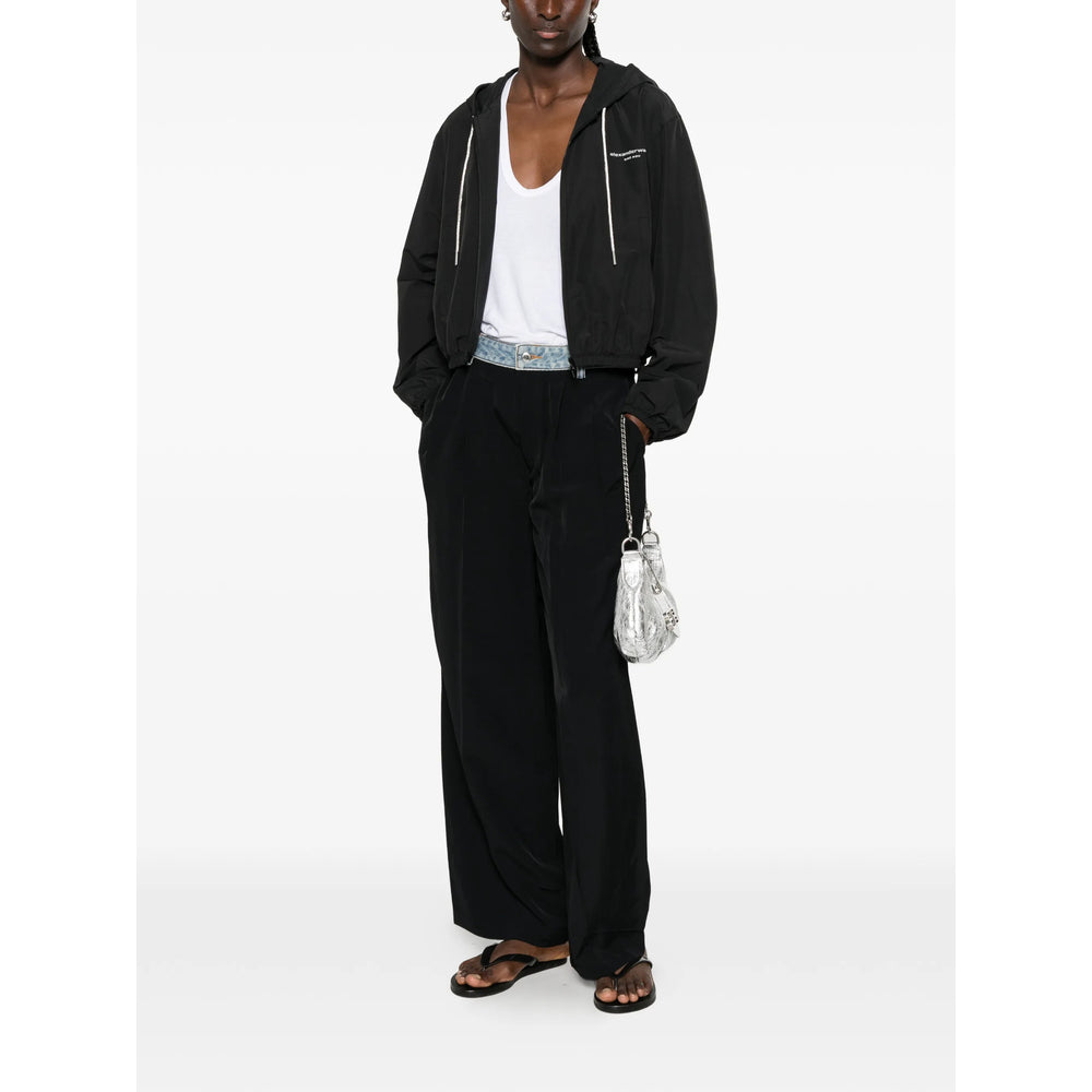 Alexander Wang Black Trousers - Palazzo Pants Women ALEXANDER WANG