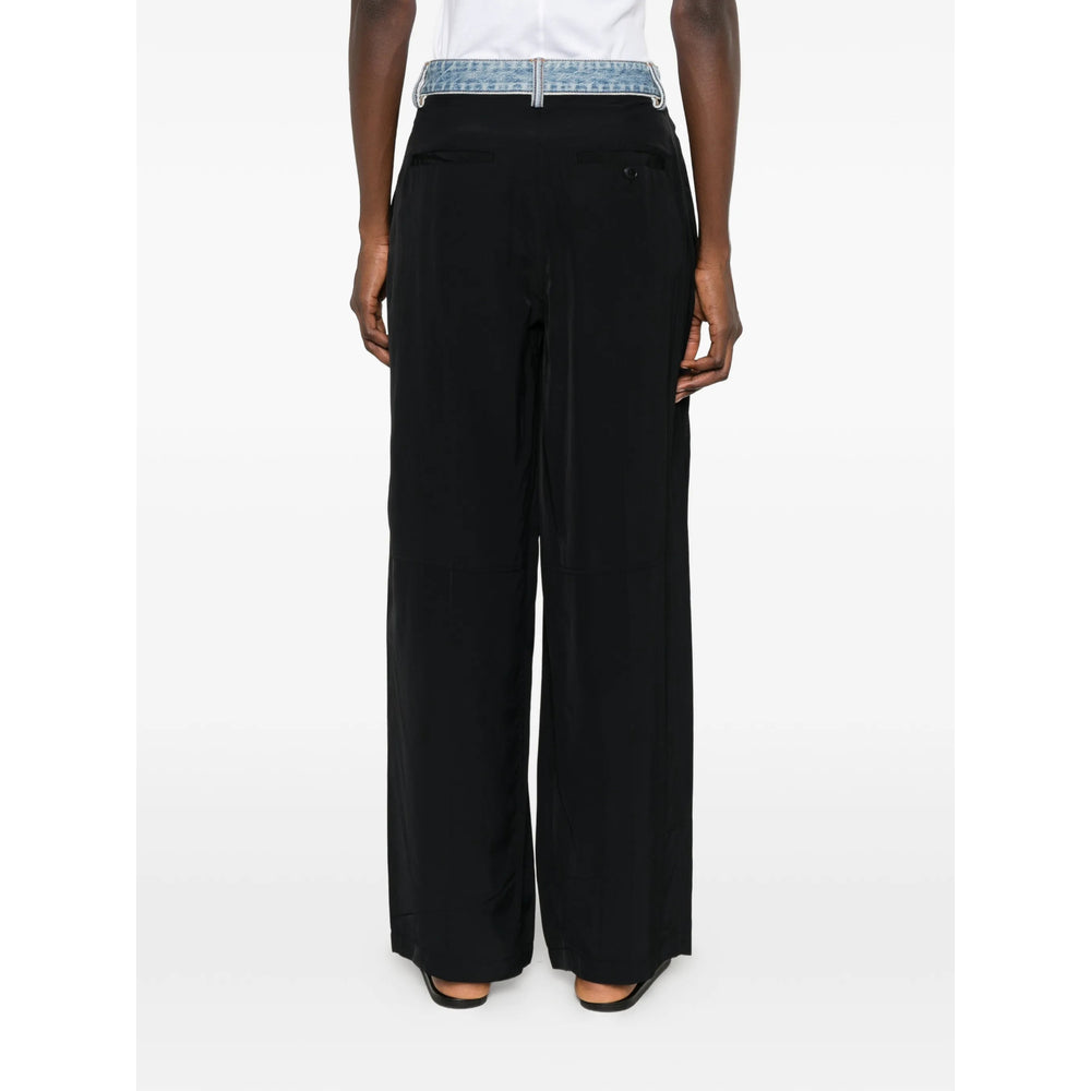 Alexander Wang Black Trousers - Palazzo Pants Women ALEXANDER WANG