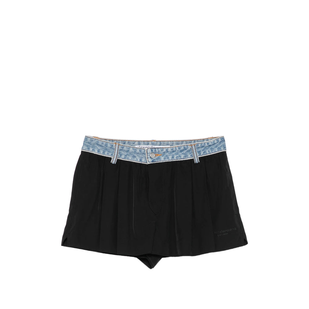 Alexander Wang Black Shorts - Mini Shorts Women ALEXANDER WANG