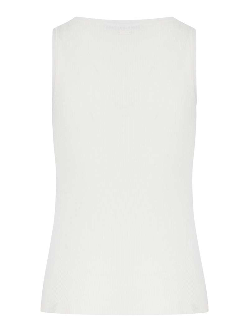 Max Mara Women Fitted Ribbed Top In Viscose Crepe MAX MARA