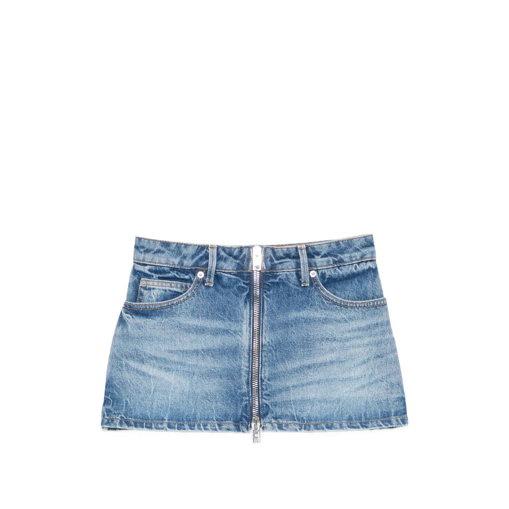 Alexander Wang Blue Shorts - Mini Shorts Women ALEXANDER WANG