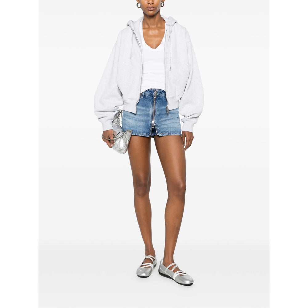 Alexander Wang Blue Shorts - Mini Shorts Women ALEXANDER WANG