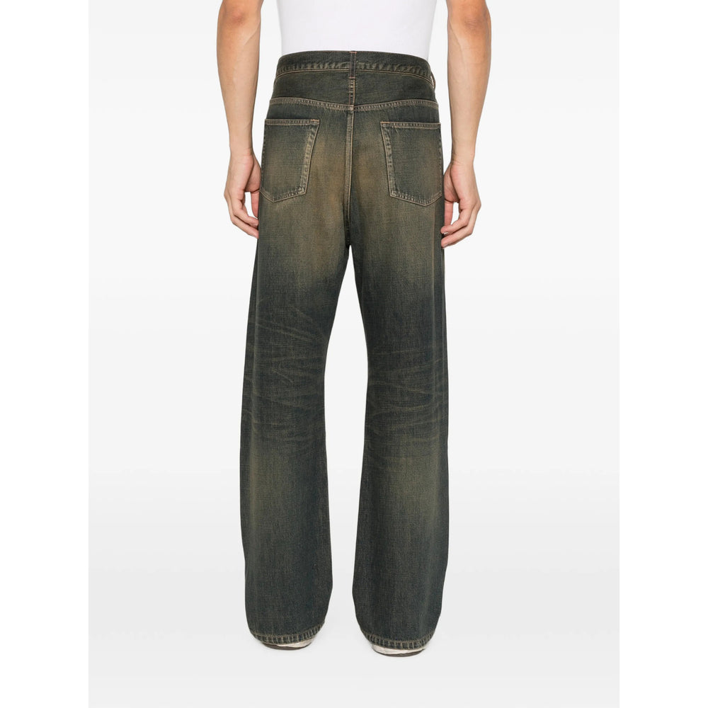 Maison Mihara Yasuhiro Blue Denim - Regular & Straight-Leg Jeans Men MAISON MIHARA YASUHIRO