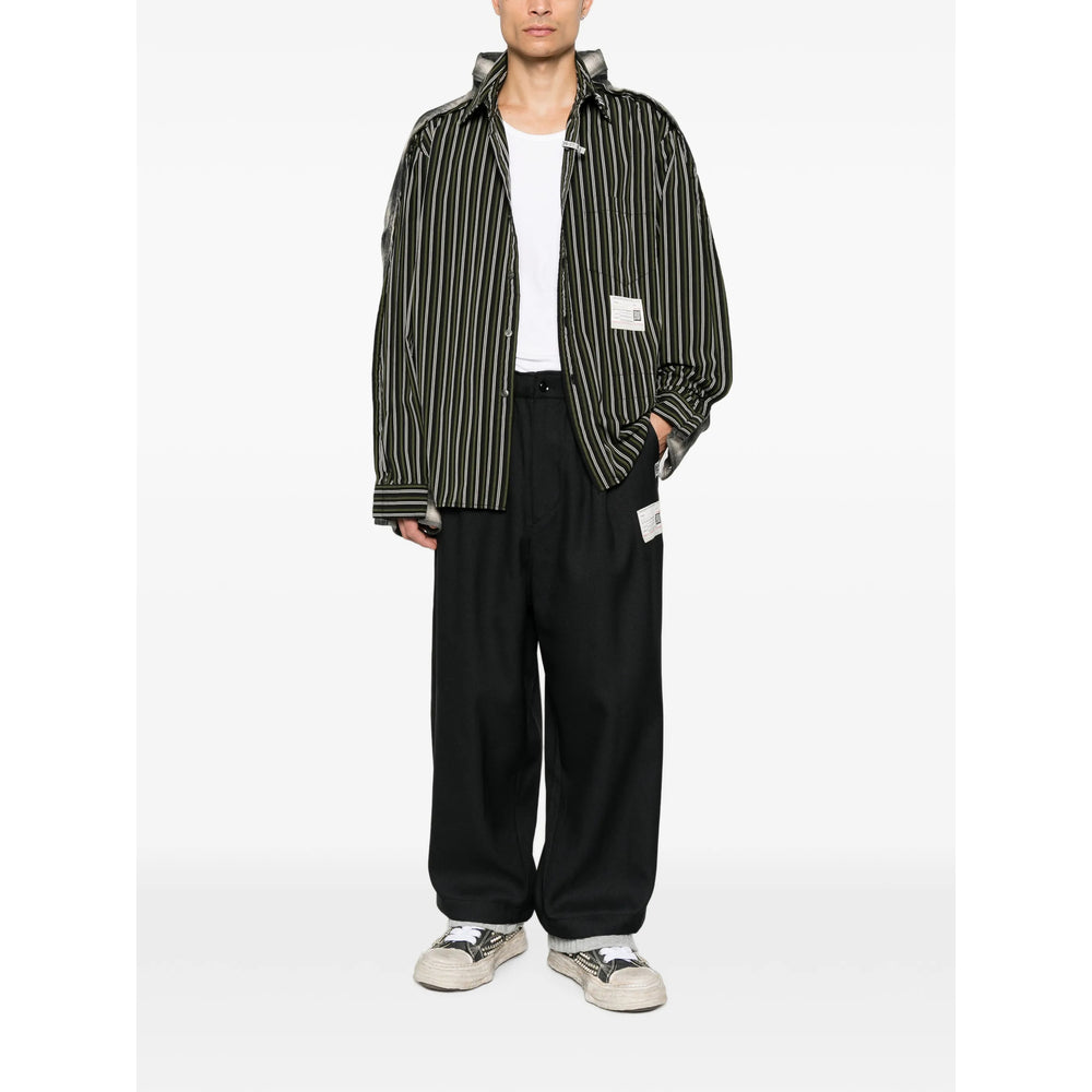 Maison Mihara Yasuhiro Black Shirts Men MAISON MIHARA YASUHIRO
