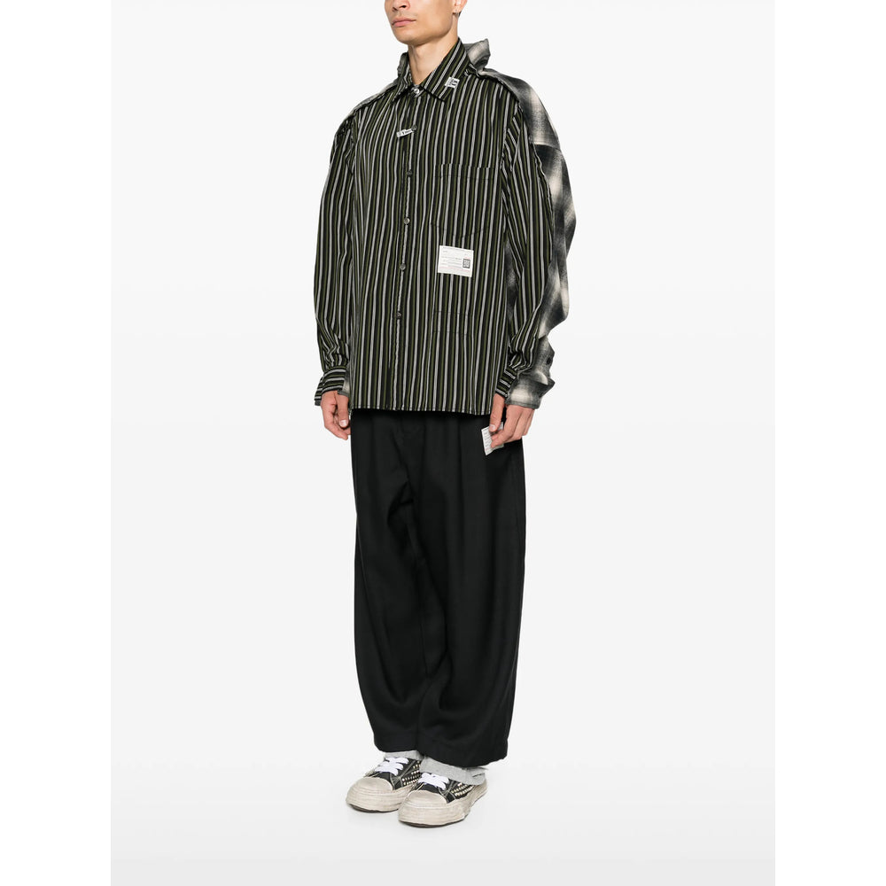 Maison Mihara Yasuhiro Black Shirts Men MAISON MIHARA YASUHIRO