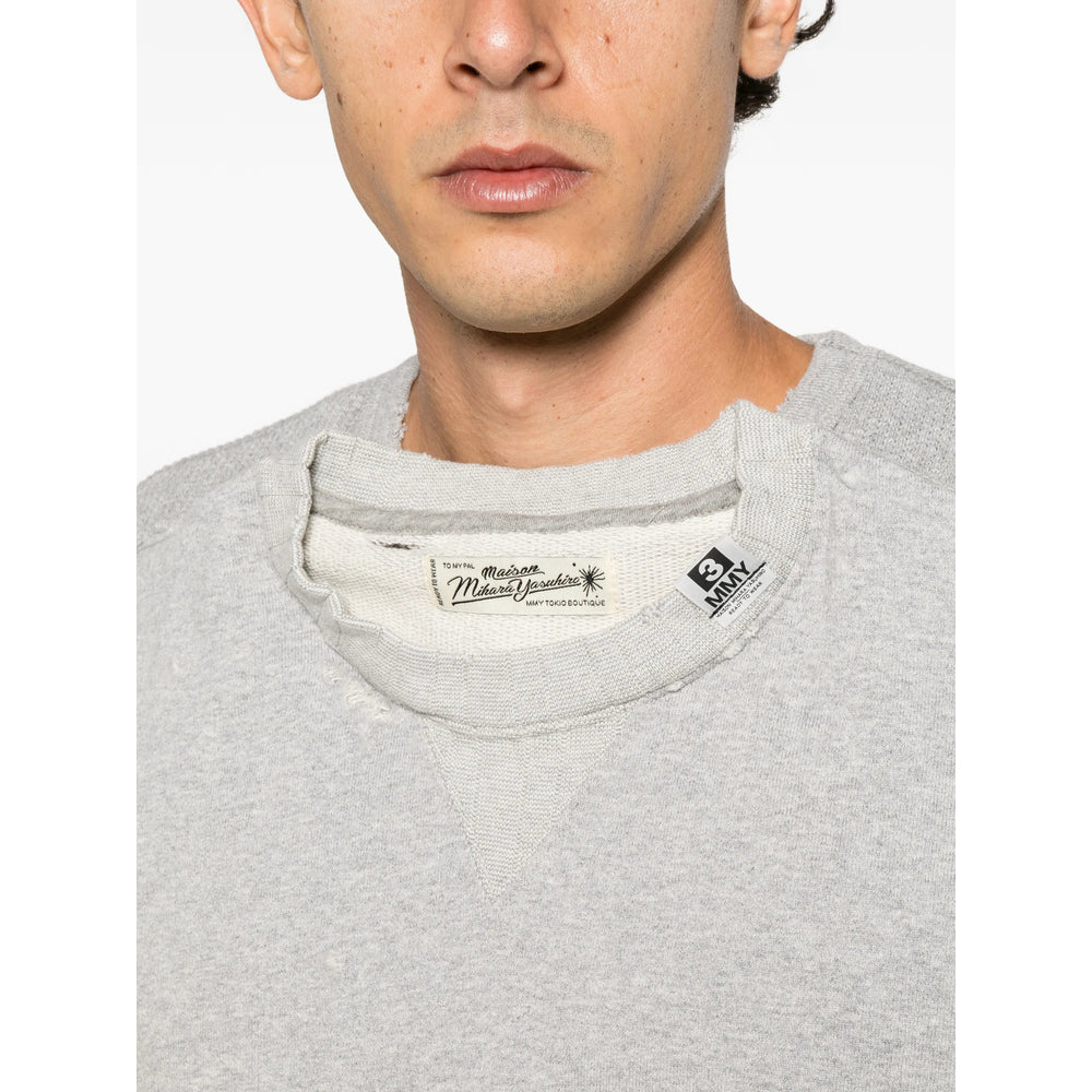 Maison Mihara Yasuhiro Grey Sweaters & Knitwear - Sweatshirts Men MAISON MIHARA YASUHIRO