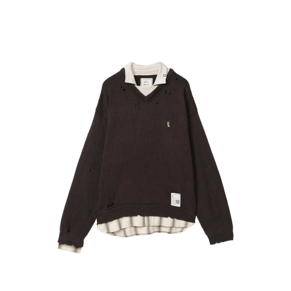 Maison Mihara Yasuhiro Black Sweaters & Knitwear - Jumpers Men MAISON MIHARA YASUHIRO