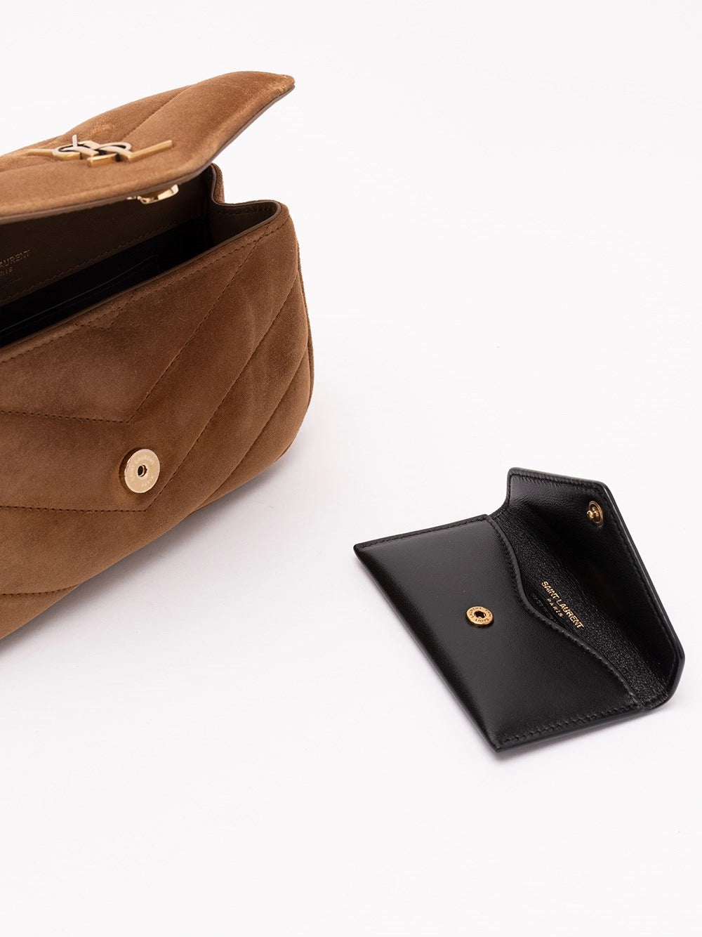 Saint Laurent Women Loulou Mini In Suede SAINT LAURENT