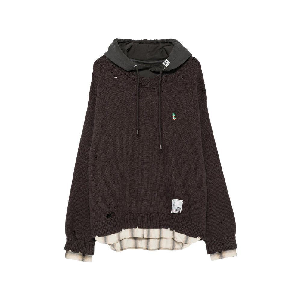 Maison Mihara Yasuhiro Grey Sweaters & Knitwear - Hoodies Men MAISON MIHARA YASUHIRO