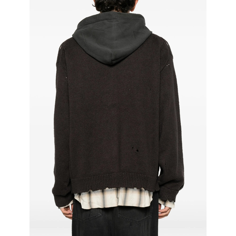 Maison Mihara Yasuhiro Grey Sweaters & Knitwear - Hoodies Men MAISON MIHARA YASUHIRO