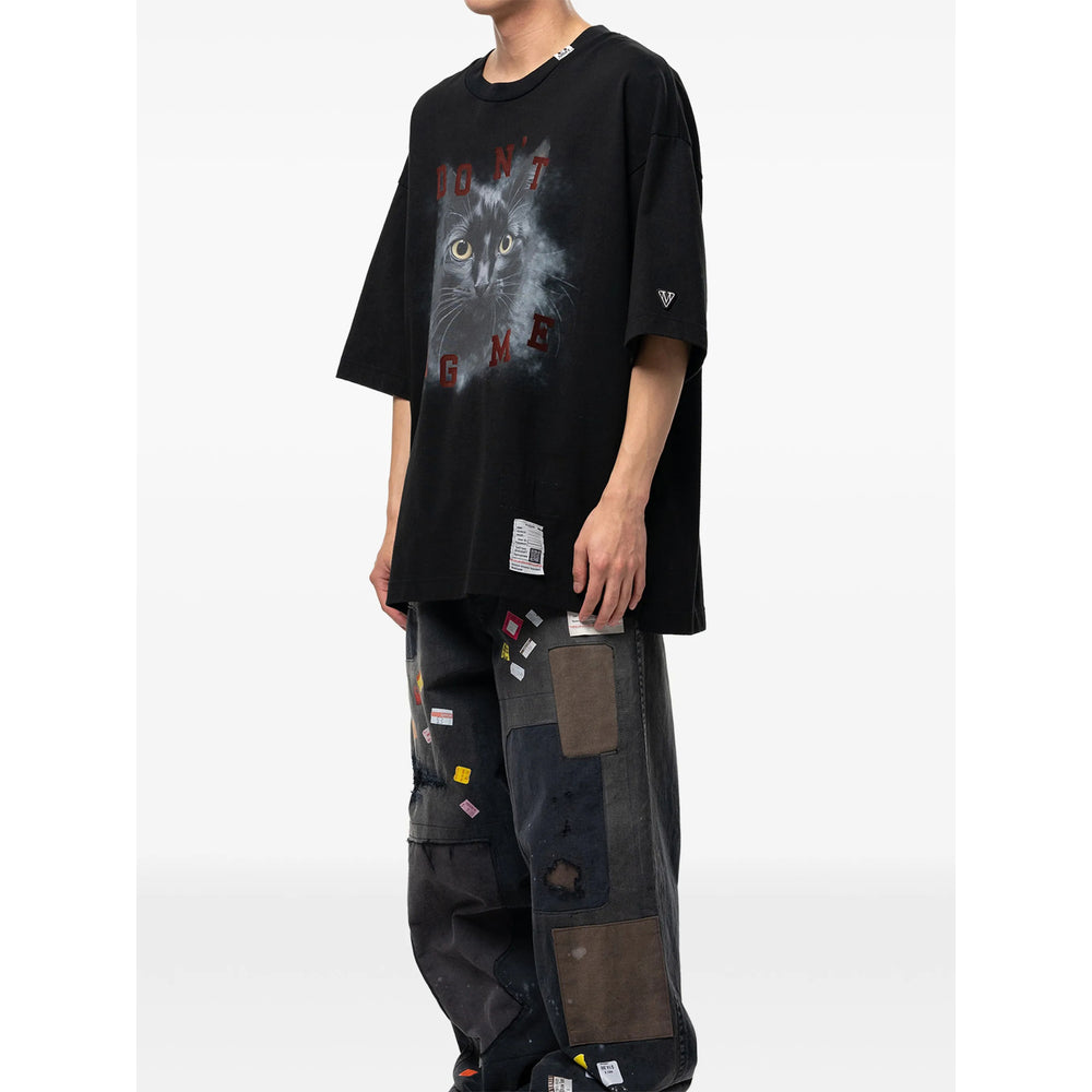 Maison Mihara Yasuhiro Black T-Shirts & Vests - T-Shirts Men MAISON MIHARA YASUHIRO