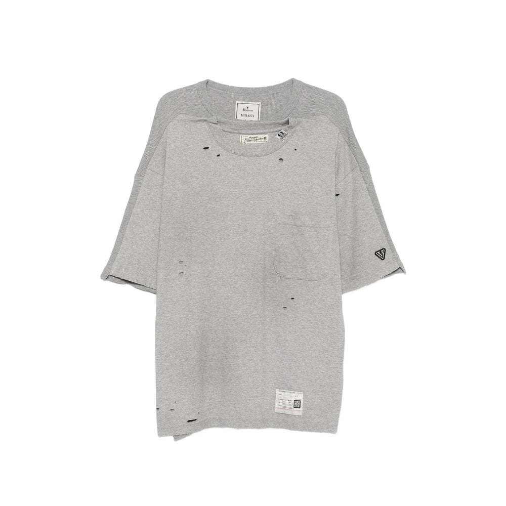 Maison Mihara Yasuhiro Grey T-Shirts & Vests - T-Shirts Men MAISON MIHARA YASUHIRO
