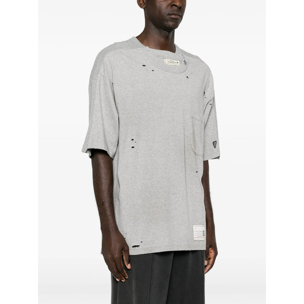 Maison Mihara Yasuhiro Grey T-Shirts & Vests - T-Shirts Men MAISON MIHARA YASUHIRO