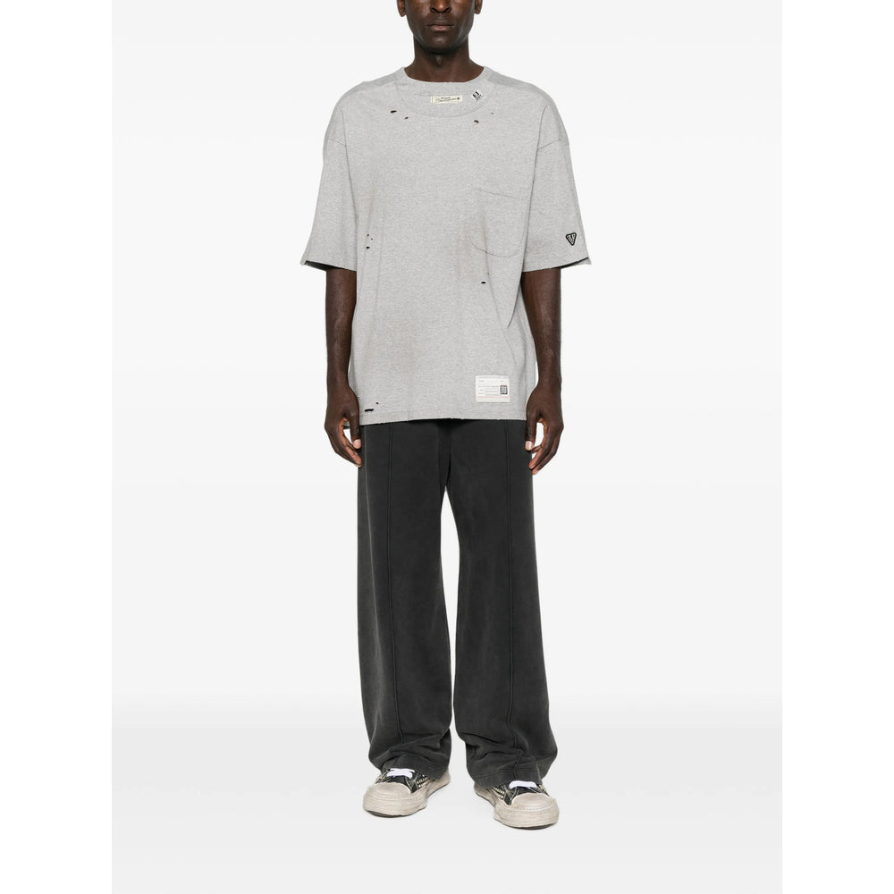 Maison Mihara Yasuhiro Grey T-Shirts & Vests - T-Shirts Men MAISON MIHARA YASUHIRO