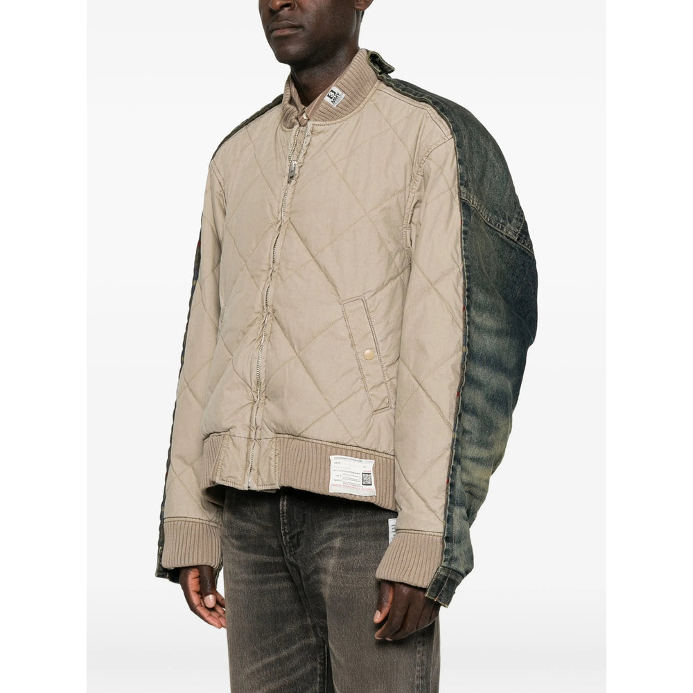 Maison Mihara Yasuhiro Neutrals Jackets - Denim Jackets Men MAISON MIHARA YASUHIRO