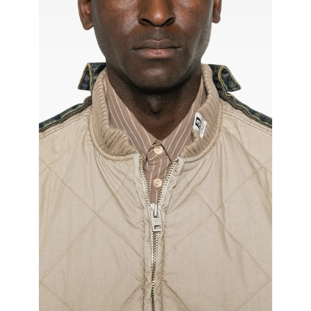 Maison Mihara Yasuhiro Neutrals Jackets - Denim Jackets Men MAISON MIHARA YASUHIRO