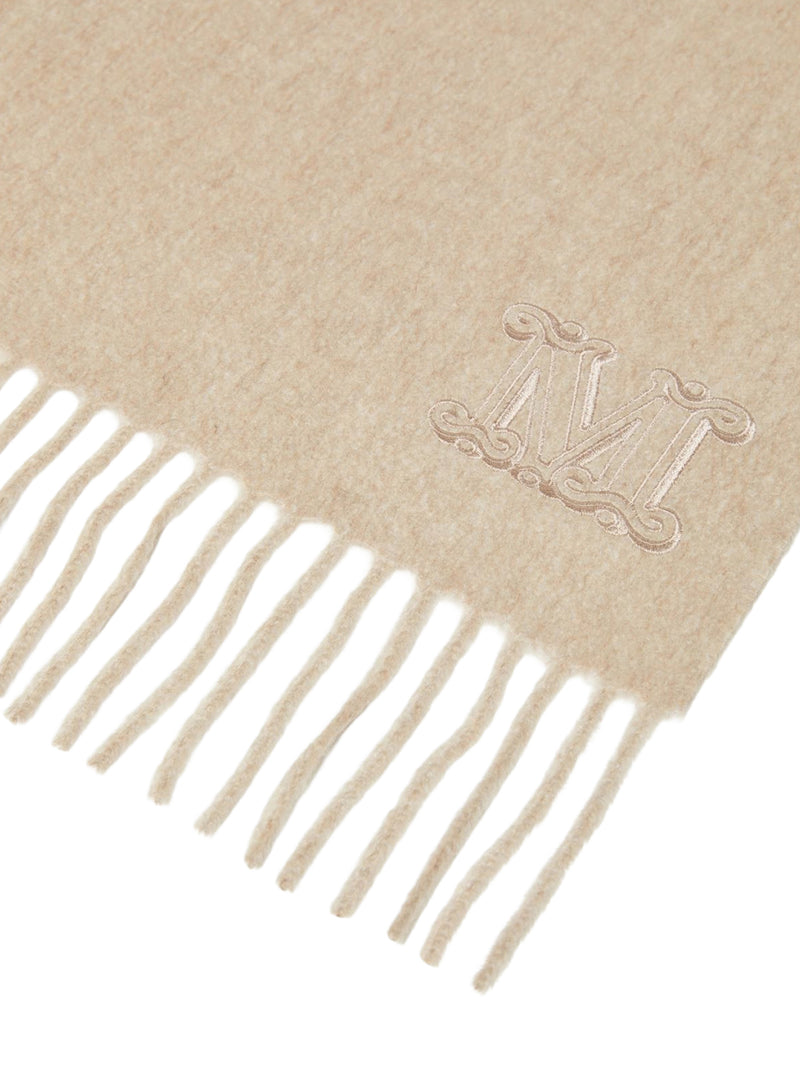 Max Mara Women Cashmere Stole With Monogram Embroidery MAX MARA