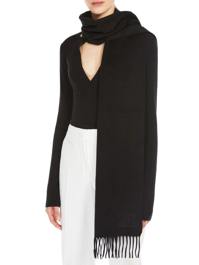 Max Mara Women Cashmere Stole With Monogram Embroidery MAX MARA