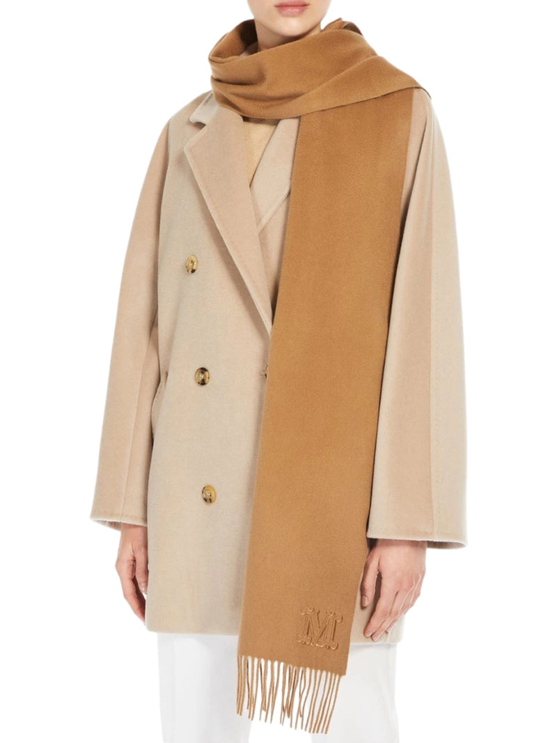 Max Mara Women Cashmere Stole With Monogram Embroidery MAX MARA