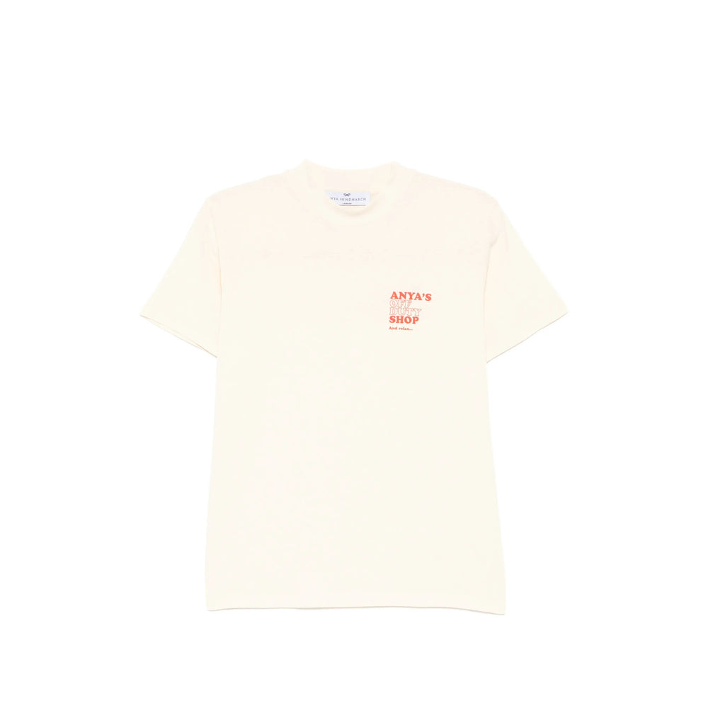 Anya Hindmarch Neutrals Tops - T-Shirts & Jerseys Women ANYA HINDMARCH