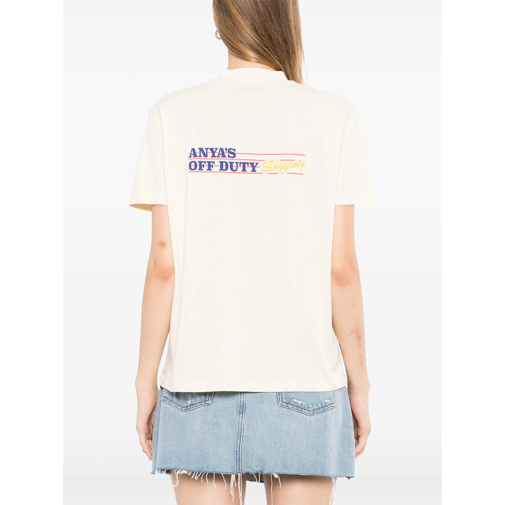 Anya Hindmarch Neutrals Tops - T-Shirts & Jerseys Women ANYA HINDMARCH