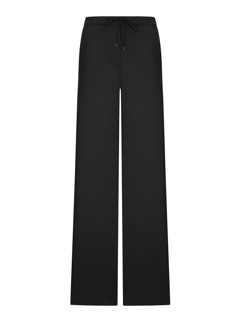 Max Mara Studio Women Lightweight Wool Canvas Trousers MAX MARA STUDIO