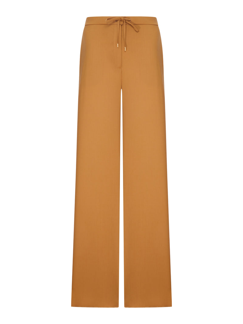 Max Mara Studio Women Lightweight Wool Canvas Trousers MAX MARA STUDIO