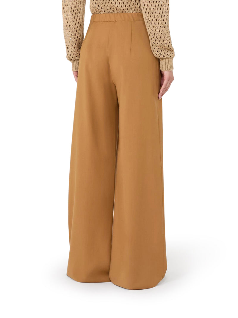 Max Mara Studio Women Lightweight Wool Canvas Trousers MAX MARA STUDIO