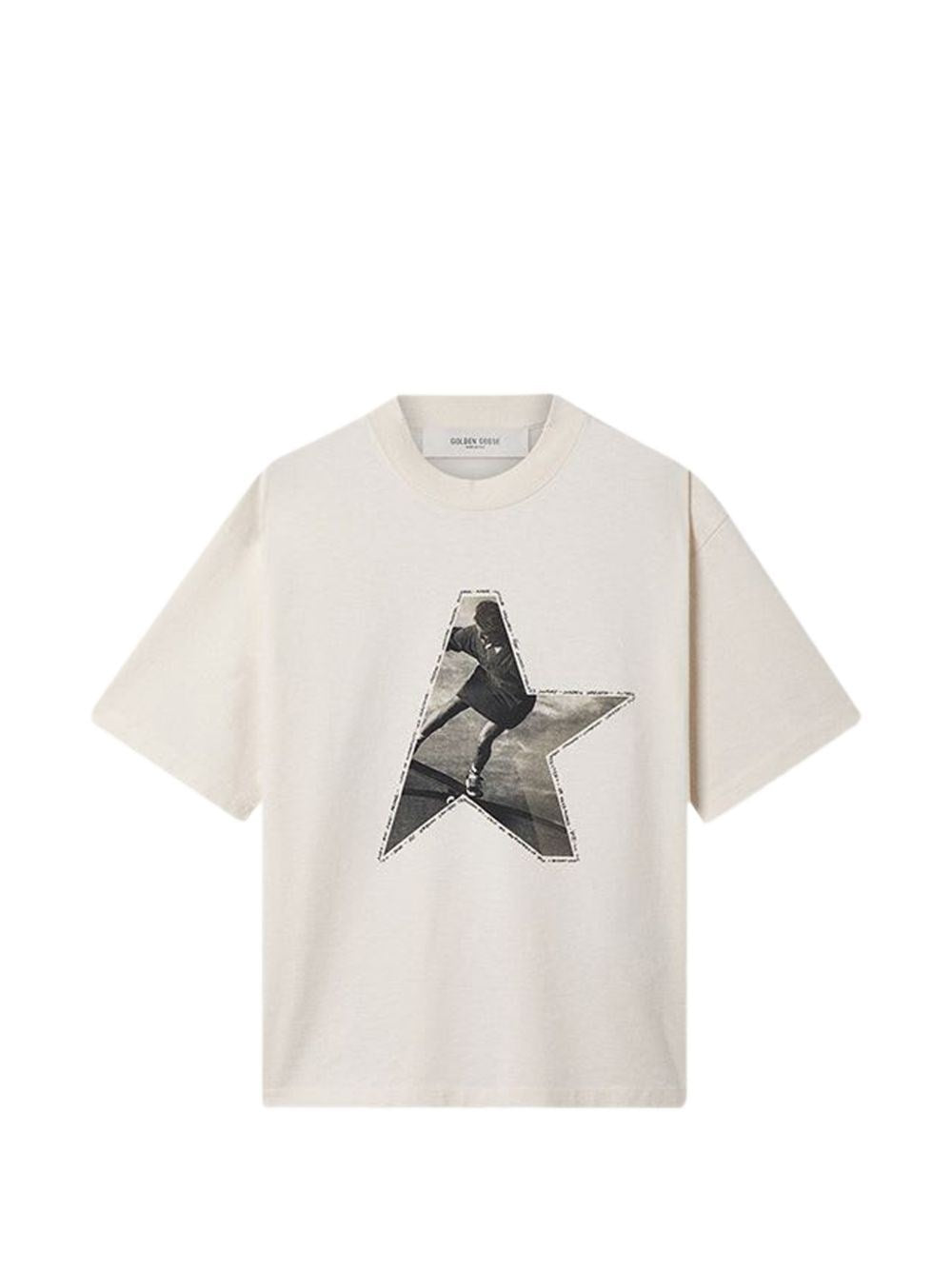 Golden Goose Women Cotton T-Shirt With Print GOLDEN GOOSE