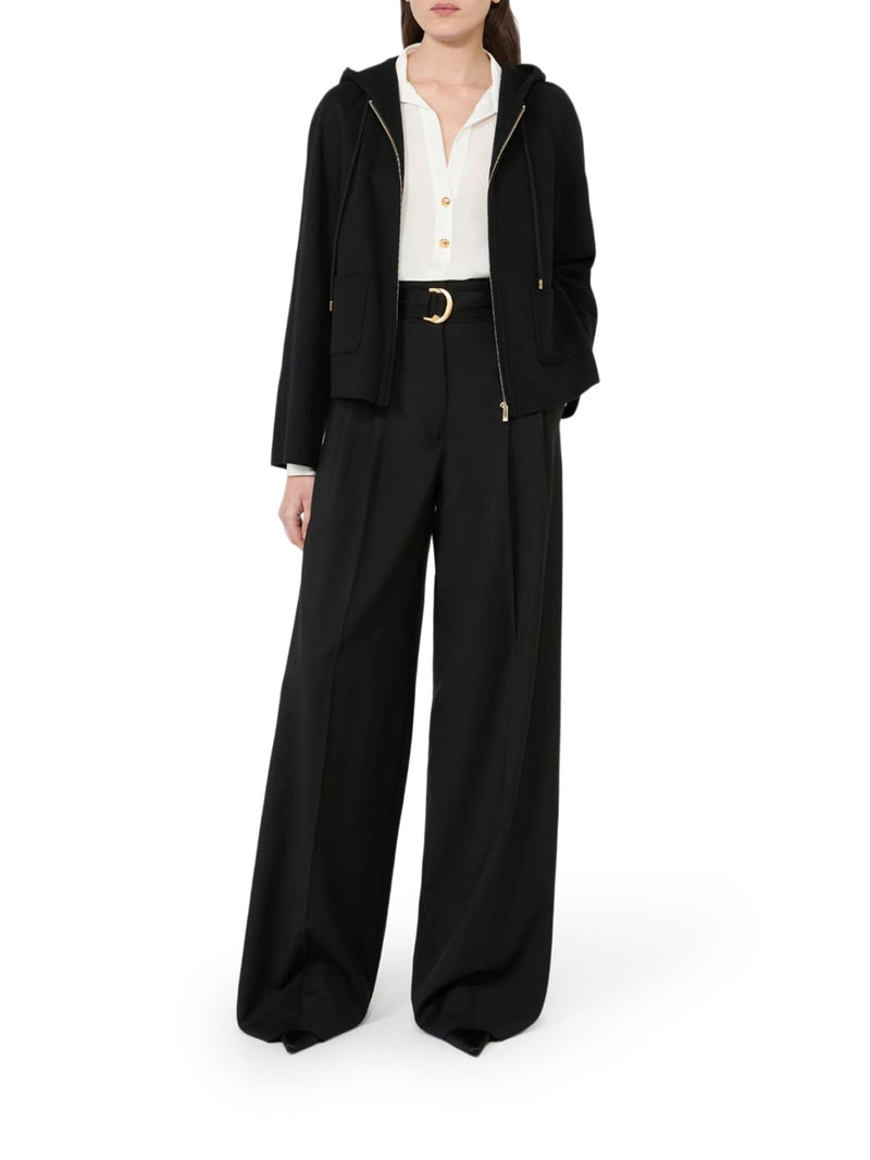 Max Mara Studio Women Crepe De Chine Polo Shirt MAX MARA STUDIO