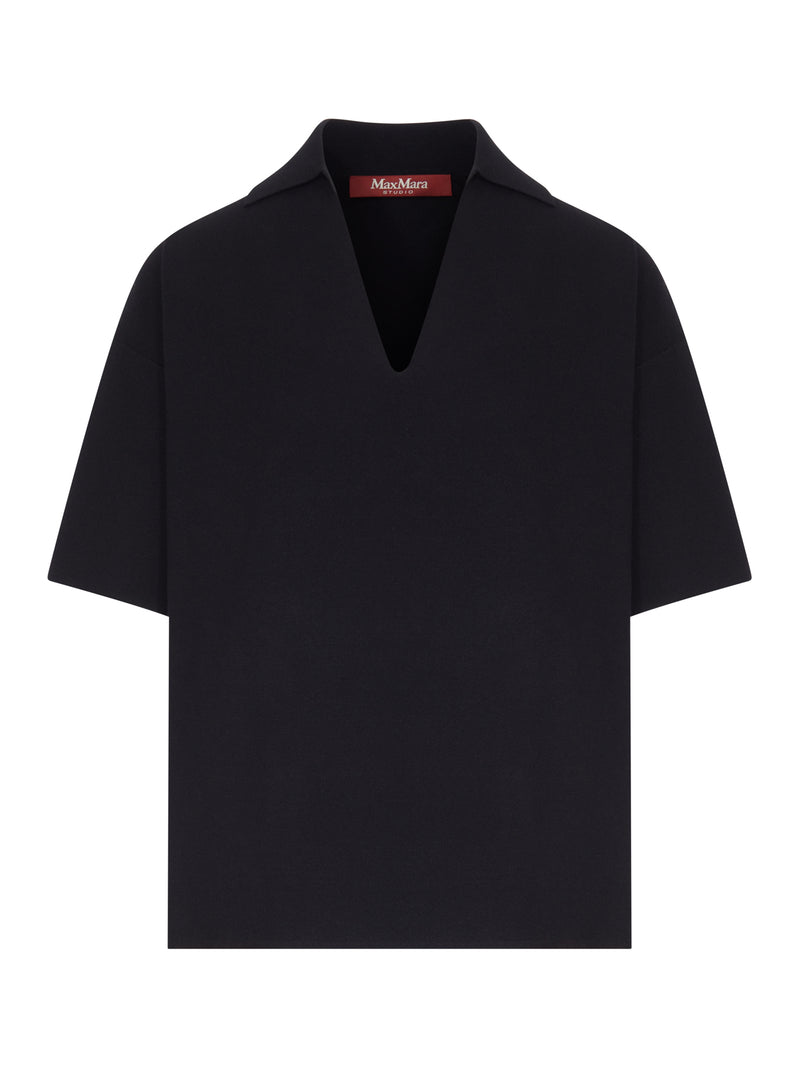 Max Mara Studio Women Oncia Polo Model Sweater In Viscose MAX MARA STUDIO