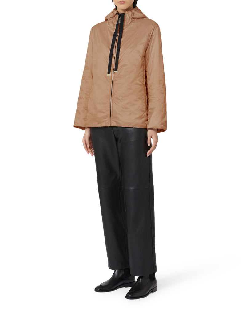 Max Mara The Cube Women Padded Jacket With Hood In Waterproof Canvas MAX MARA THE CUBE