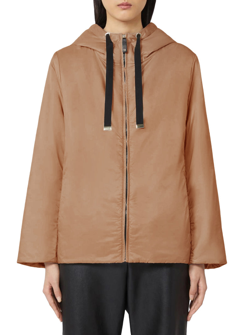Max Mara The Cube Women Padded Jacket With Hood In Waterproof Canvas MAX MARA THE CUBE