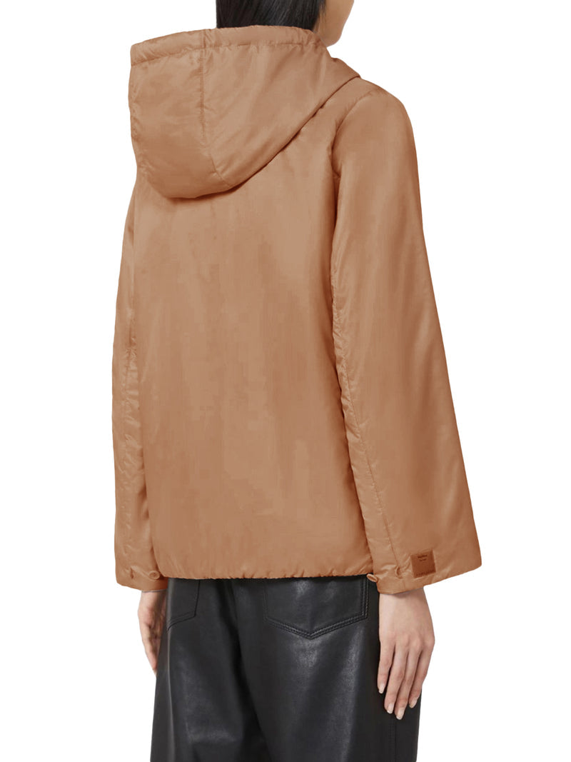 Max Mara The Cube Women Padded Jacket With Hood In Waterproof Canvas MAX MARA THE CUBE